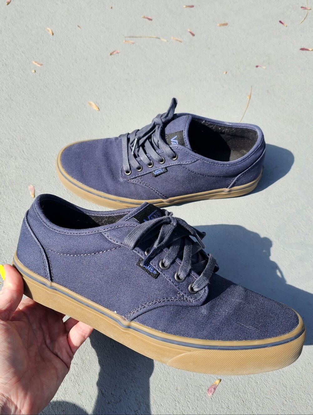 Vans Atwood Navy & Gum Bottom Mens 10